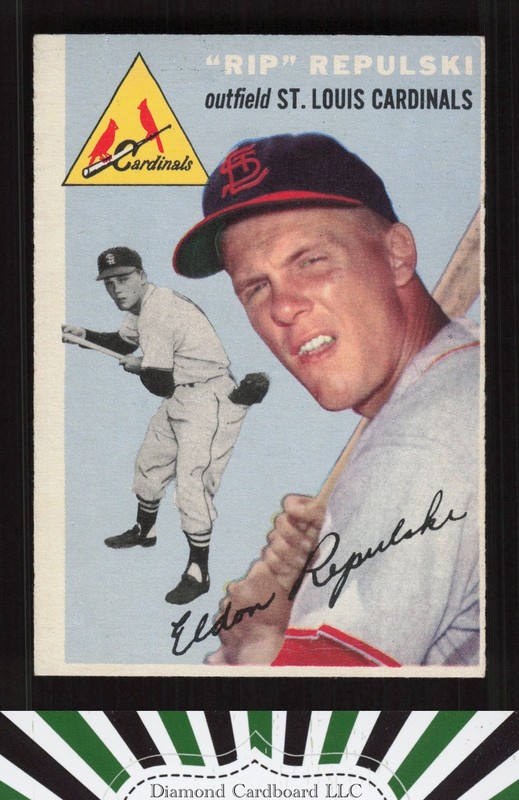 1954 Topps #115 Rip Repulski VG c, front