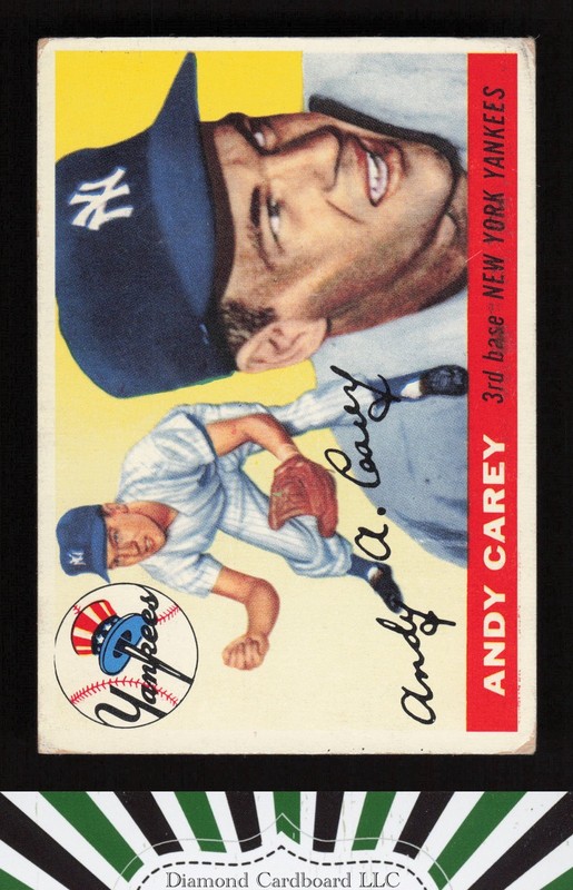 1955 Topps #20 Andy Carey VG [CENTERED] b, front