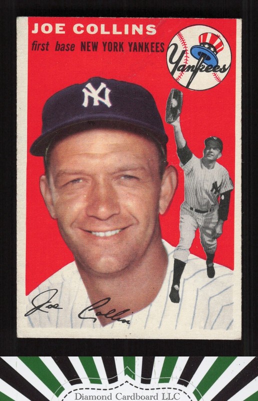 1954 Topps #83 Joe Collins VG+ f, front