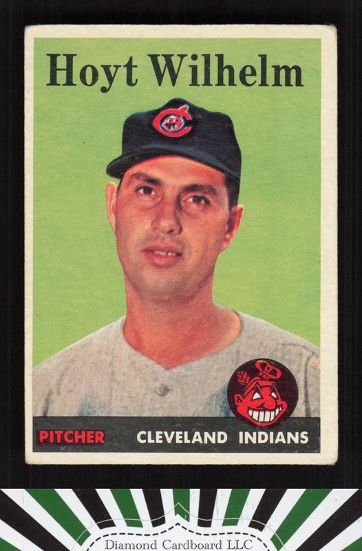 1958 Topps #324 Hoyt Wilhelm VGEX d, front