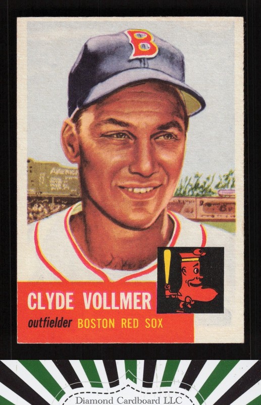 1953 Topps #32 Clyde Vollmer EXMT h, front