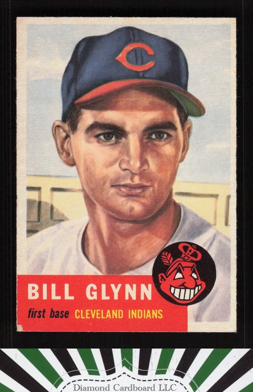 1953 Topps #171 Bill Glynn VGEX j, front