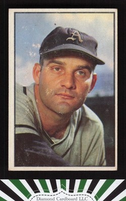1953 Bowman Color #38 Harry Byrd GD c, front