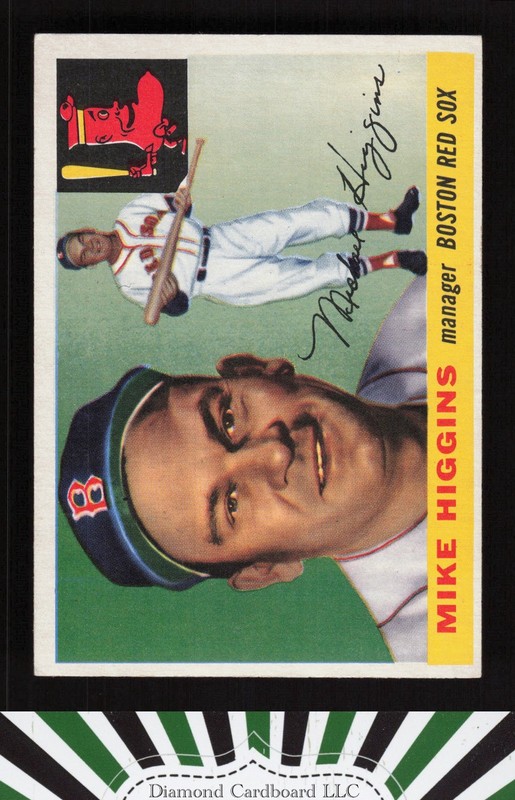 1955 Topps #150 Mike Higgins VGEX+ j, front