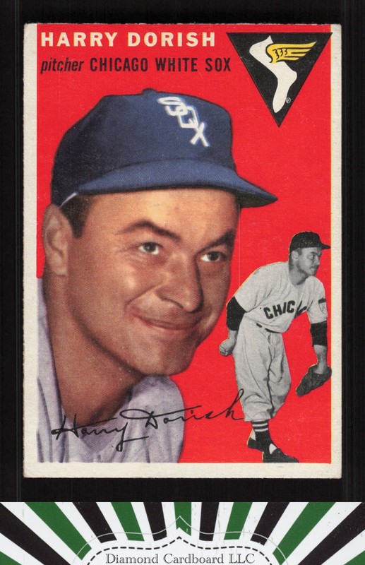1954 Topps #110 Harry Dorish VGEX g, front