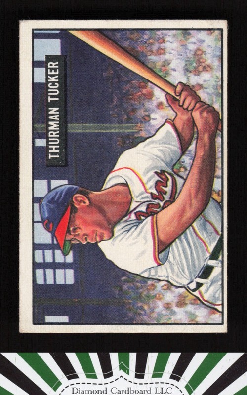 1951 Bowman #222 Thurman Tucker VG+, front
