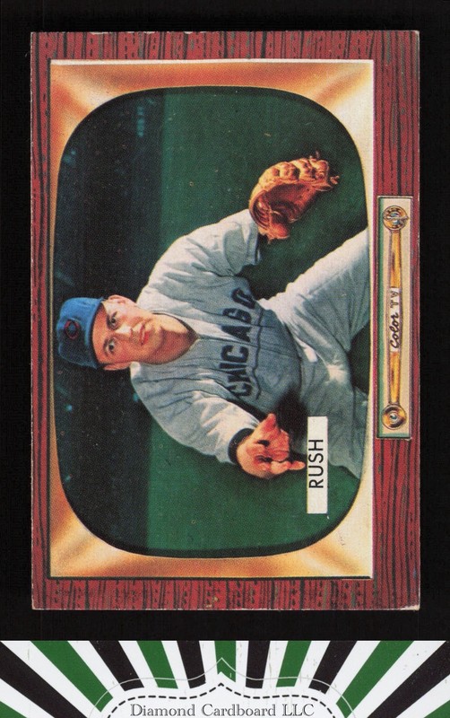 1955 Bowman #182 Bob Rush VGEX+, front