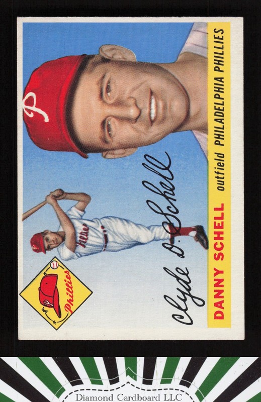 1955 Topps #79 Danny Schell EXMT f, front
