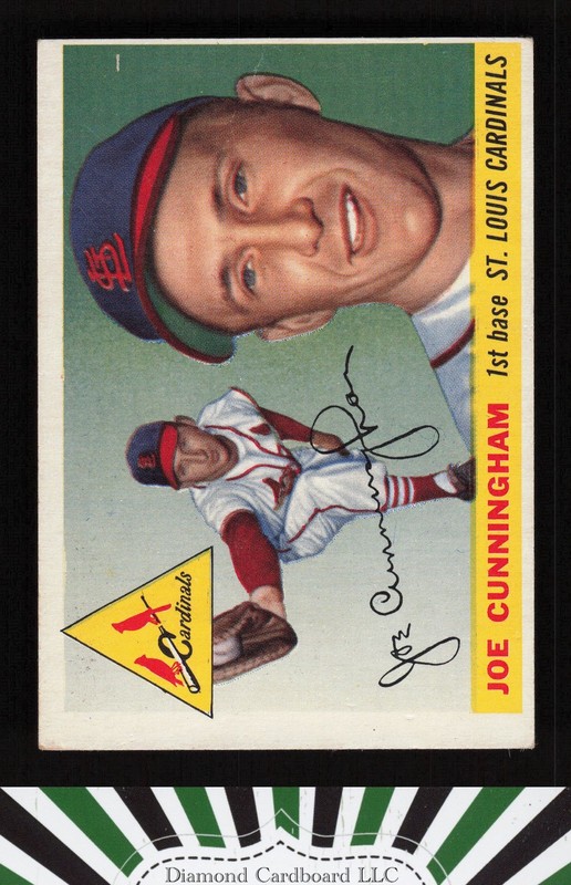 1955 Topps #37 Joe Cunningham GD c, front