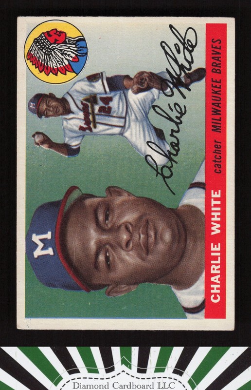 1955 Topps #103 Charlie White VGEX+ f, front