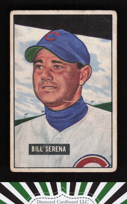 1951 Bowman #246 Bill Serena GD, front