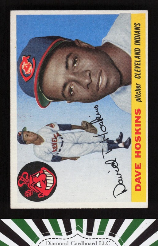 1955 Topps #133 Dave Hoskins EX j, front