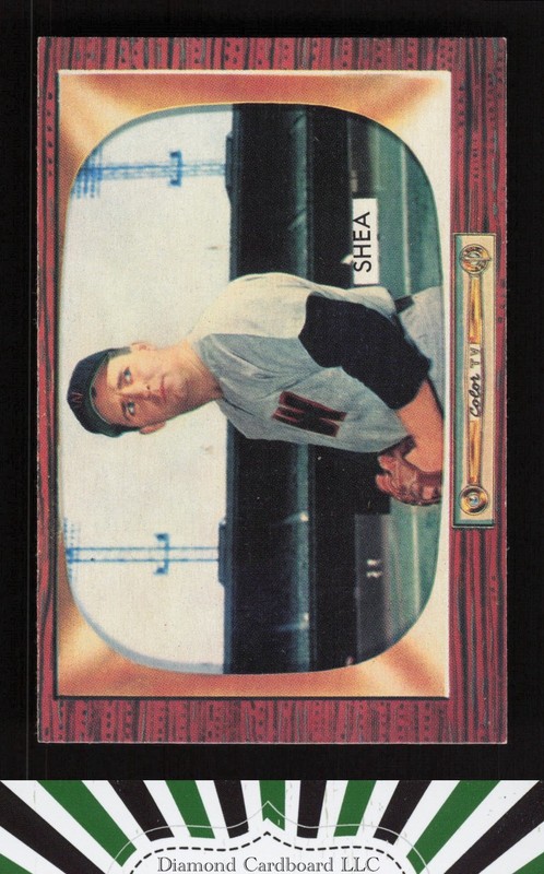 1955 Bowman #207 Spec Shea EXMT, front