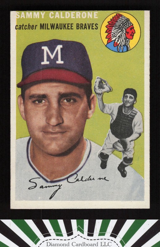 1954 Topps #68 Sammy Calderone EXMT i, front