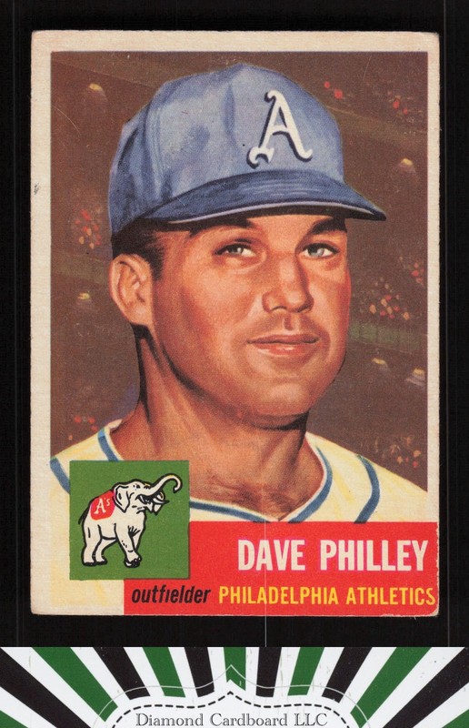 1953 Topps #64 Dave Philley VGEX d, front