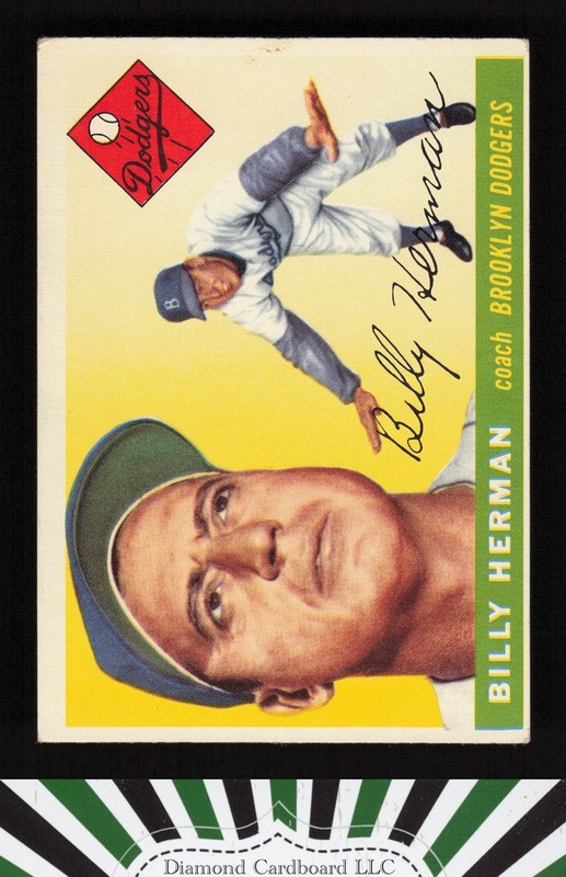 1955 Topps #19 Billy Herman VGEX e, front