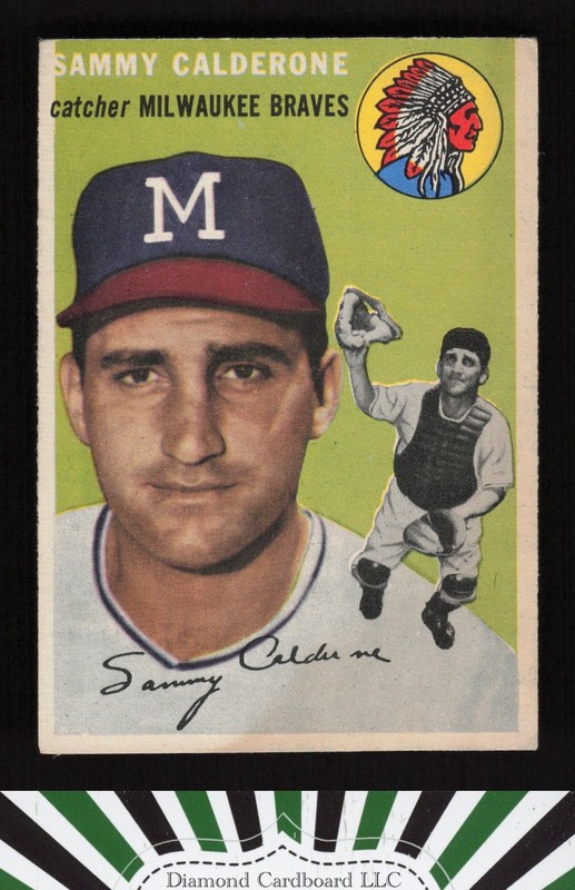 1954 Topps #68 Sammy Calderone VGEX (ST) g, front