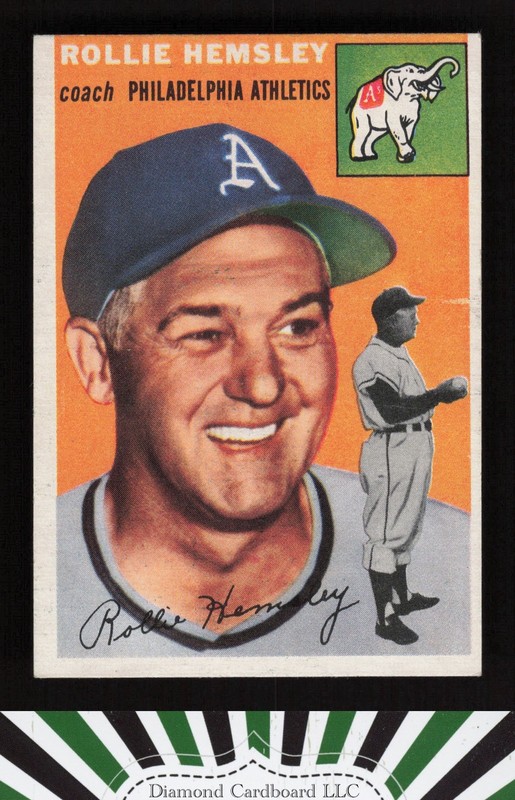 1954 Topps #143 Rollie Hemsley VGEX i, front
