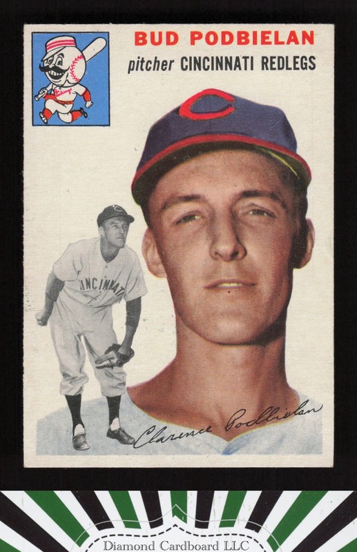 1954 Topps #69 Bud Podbielan EXMT [CENTERED] p, front