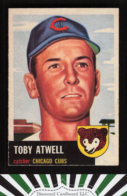 1953 Topps #23 Toby Atwell EX+ i, front