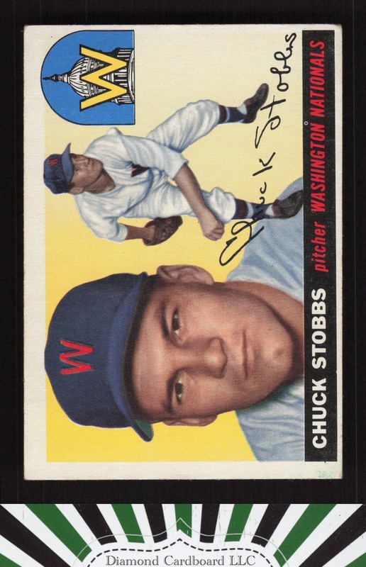 1955 Topps #41 Chuck Stobbs VGEX k, front