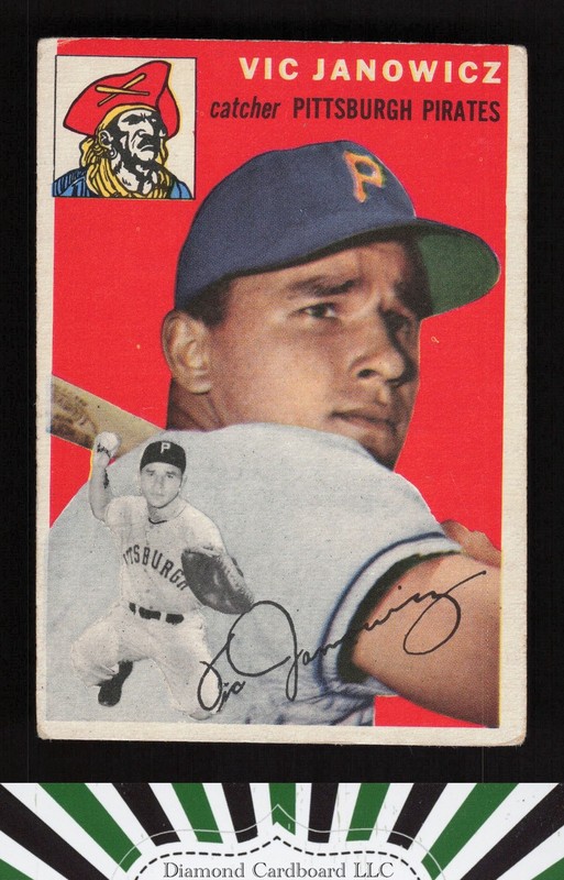 1954 Topps #16 Vic Janowicz VG+ l, front