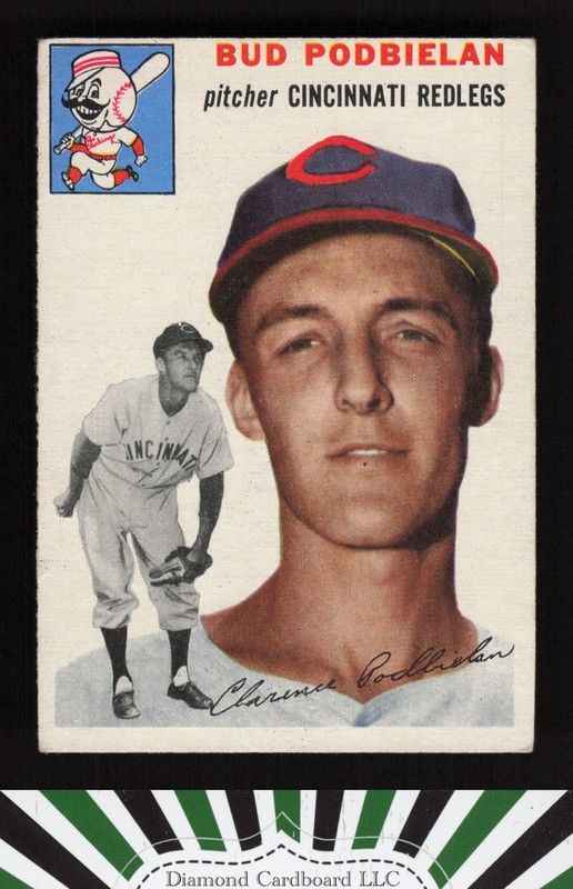 1954 Topps #69 Bud Podbielan VG+ o, front