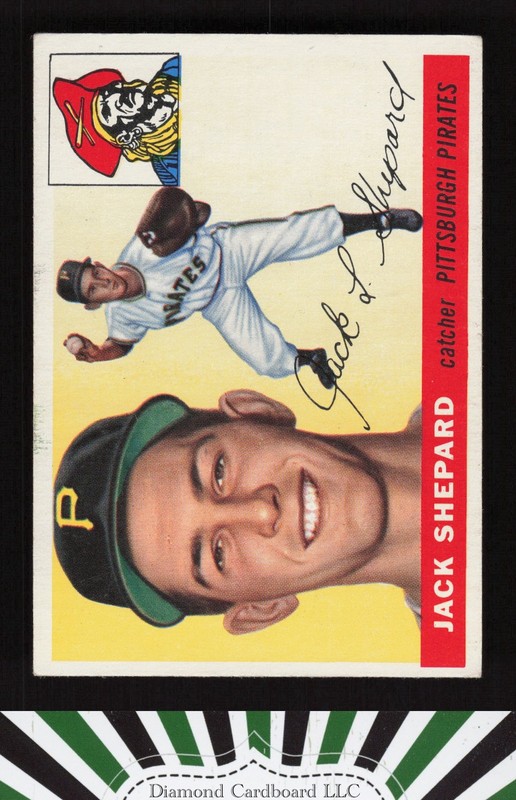 1955 Topps #73 Jack Shepard VGEX g, front