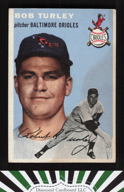 1954 Topps #85 Bob Turley VGEX (ST) e, front