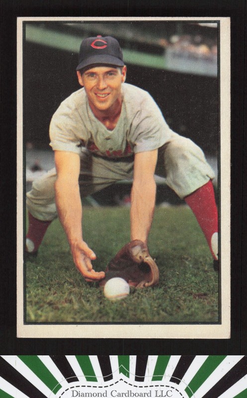 1953 Bowman Color #108 Bobby Adams EX c, front