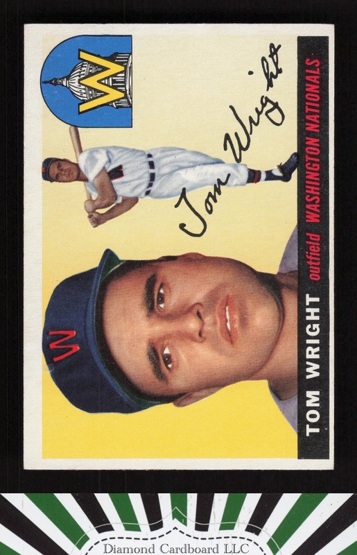 1955 Topps #141 Tom Wright EX i, front