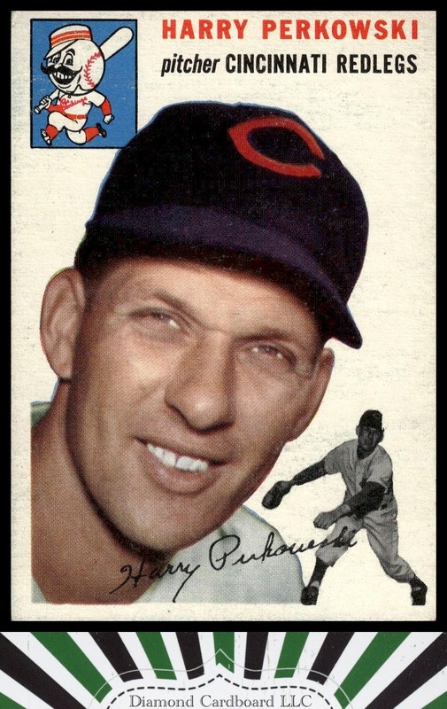 1954 Topps #125 Harry Perkowski VGEX+ g, front