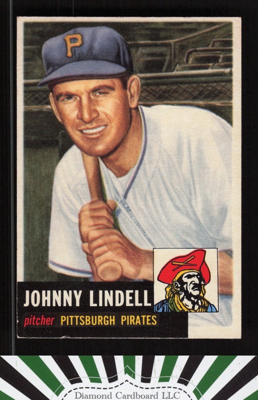 1953 Topps #230 Johnny Lindell VGEX g, front