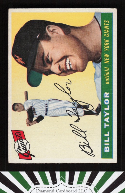 1955 Topps #53 Bill Taylor VGEX [CENTERED] p, front