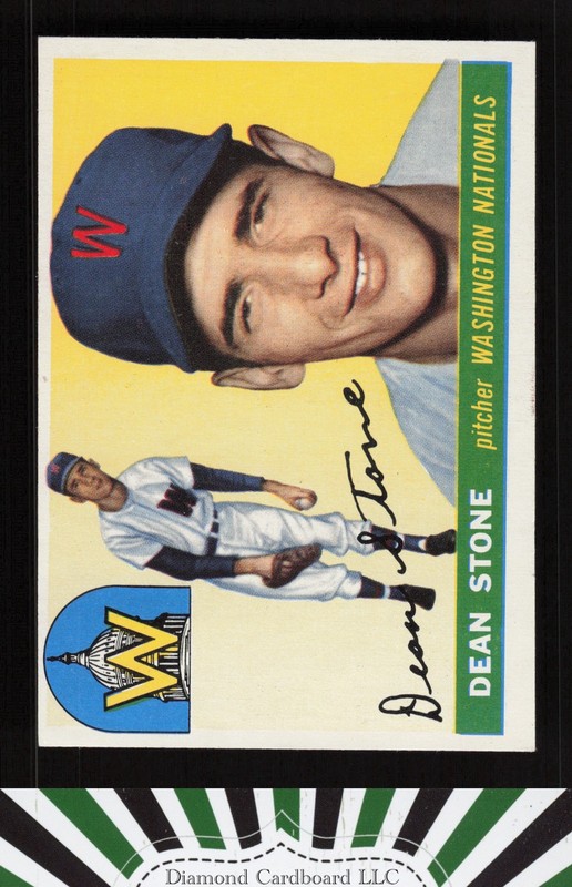 1955 Topps #60 Dean Stone VGEX a, front