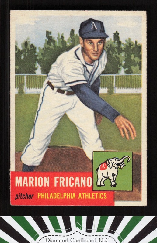 1953 Topps #199 Marion Fricano EXMT+ h, front