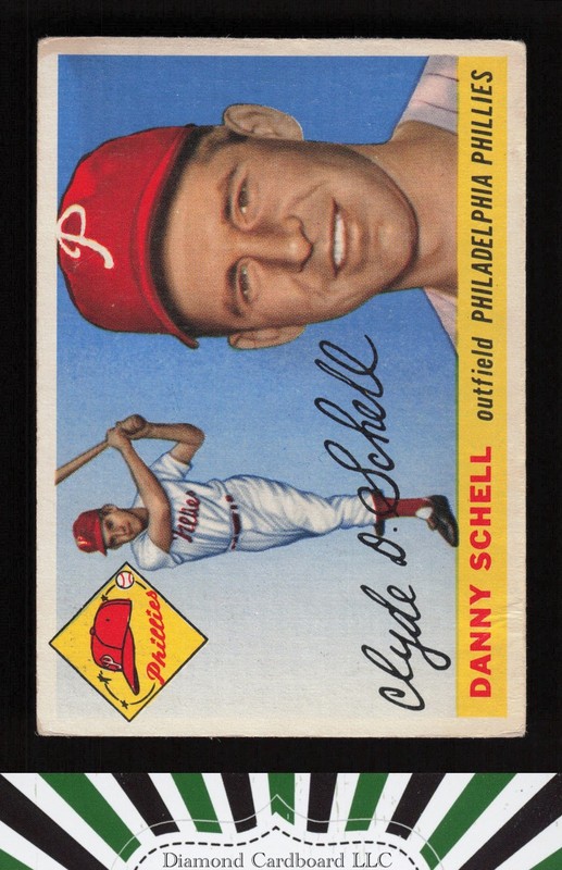 1955 Topps #79 Danny Schell GD+ [DEAD CENTERED] a, front