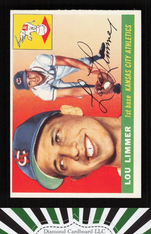 1955 Topps #54 Lou Limmer EXMT+ b, front
