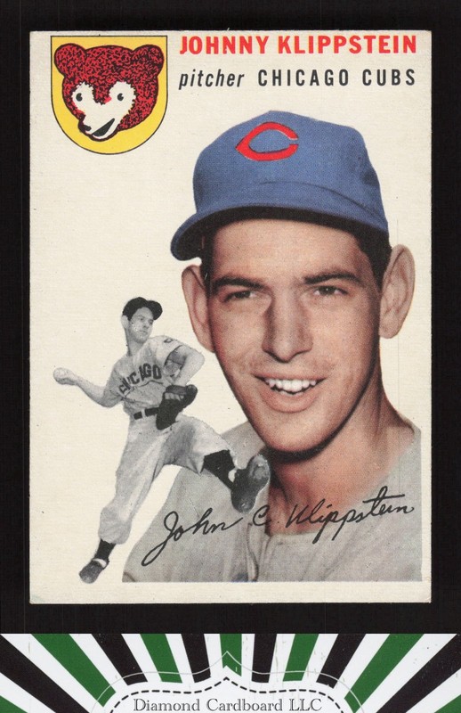 1954 Topps #31 Johnny Klippstein VGEX l, front