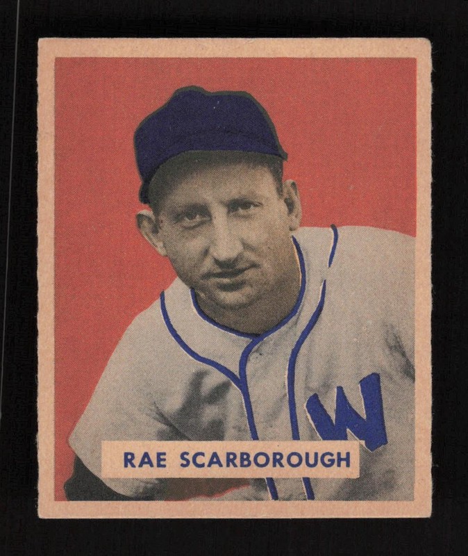 1949 Bowman #140 Rae Scarborough EX [CENTERED], front