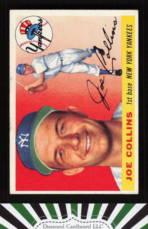 1955 Topps #63 Joe Collins VGEX g, front