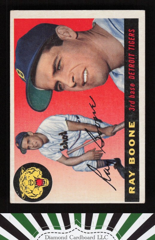 1955 Topps #65 Ray Boone VGEX g, front