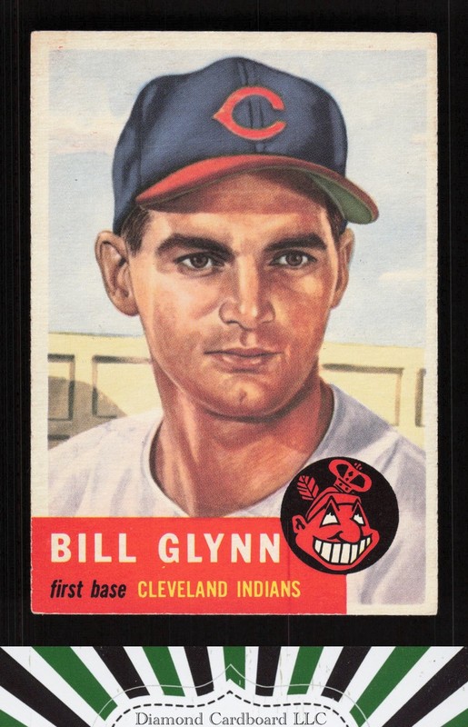1953 Topps #171 Bill Glynn EX+ h, front