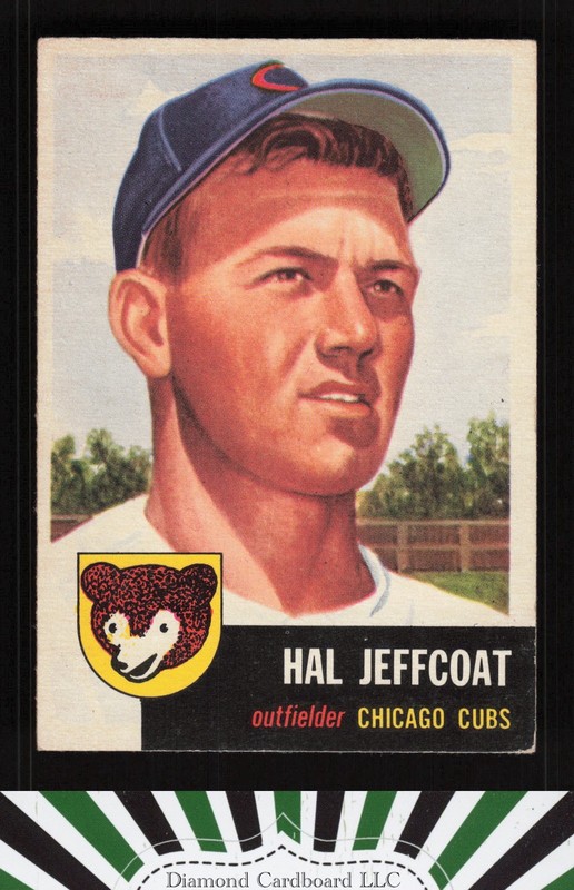 1953 Topps #29 Hal Jeffcoat EX j, front