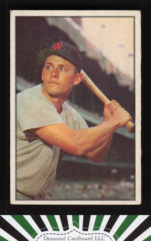 1953 Bowman Color #34 Gil Coan VG c, front