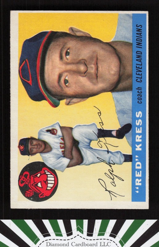 1955 Topps #151 Red Kress VGEX k, front