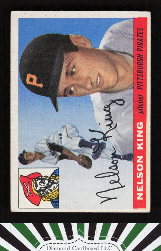 1955 Topps #112 Nelson King VGEX e, front