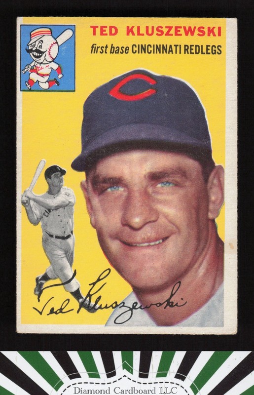 1954 Topps #7 Ted Kluszewski VGEX e, front