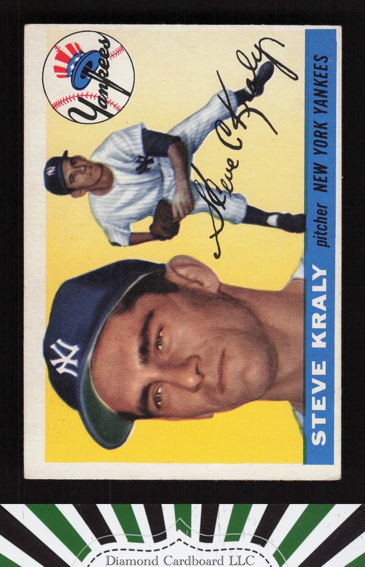 1955 Topps #139 Steve Kraly VGEX c, front