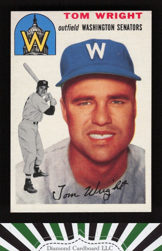 1954 Topps #140 Tom Wright EXMT f, front